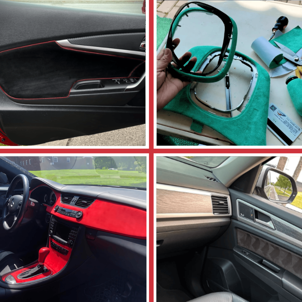 WrapMe™ - ΑΥΤΟΚΟΛΛΗΤΗ ΤΑΙΝΙΑ ALCANTARA ΣΕ 16 ΧΡΩΜΑΤΑ