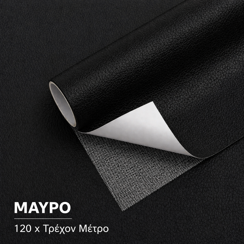 ΑΥΤΟΚΟΛΛΗΤΟ ΥΦΑΣΜΑ ΔΕΡΜΑΤΙΝΗΣ - ΜΕΓΑΛΕΣ ΔΙΑΣΤΑΣΕΙΣ | ΤΡΕΧΟΝ ΜΕΤΡΟ